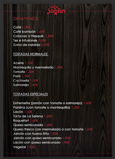 Café Joplin menu 14