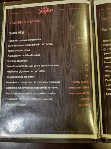Café Joplin menu 7