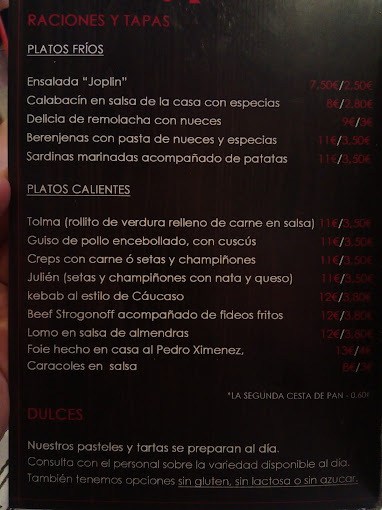 Café Joplin menu 5